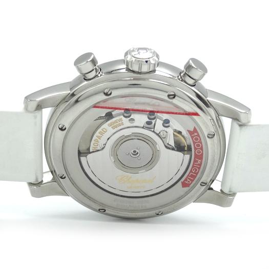ショパール ミッレミリア クラシック クロノグラフ 腕時計 ステンレス ラバー シルバー ホワイト 白 ウォッチ 8588 Chopard Chopard（ショパール） ミッレミリア クラシック クロノグラフ 腕時計
