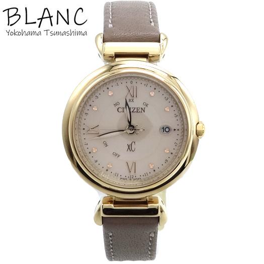 シチズン XC クロスシー mizuコレクション 腕時計 チタン レザー ベージュ ES9462-07A CITIZEN 横浜BLANC XC シチズン クロスシー mizuコレクション 腕時計 チタン レザー