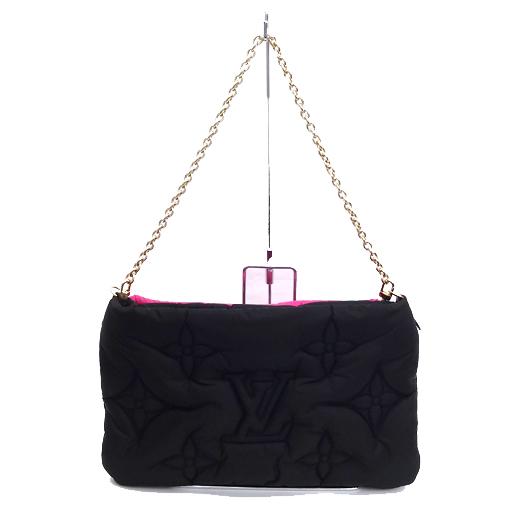 ルイ ヴィトン マキシ ミュルティ ポシェット アクセソワール ブラック フューシャ M58980 2WAYバッグ LOUIS VUITTON 横浜BLANC LOUIS VUITTON（ルイ・ヴィトン） ルイ ヴィトン マキシ ミュルティ