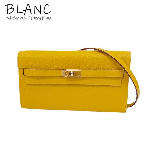 エルメス ケリー ファッション レディースファッション トゥーゴー エプソン ジョーヌアンブル ショルダー ウォレット 横浜blanc D刻印 Hermes 横浜blanc E03 1210 二つ折り長財布 横浜blancヤフーショッピング店