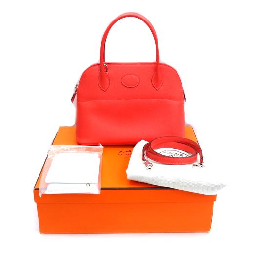 エルメス HERMES ボリード27 A刻 ローズジャイプール/シルバー金具 エプソン レディース ショルダーバッグ エルメス HERMES ボリード27 A刻 ローズジャイプール/シルバー金具