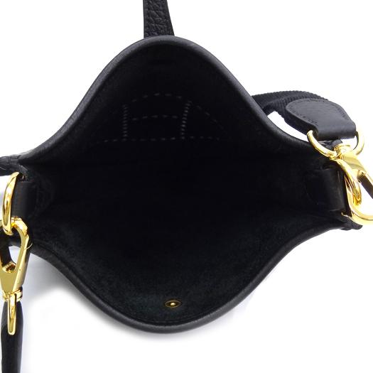 エルメス エヴリン TPM トリヨン ブラック 黒 ゴールド金具 U刻印 ショルダーバッグ HERMES（エルメス） エヴリン TPM トリヨン ブラック 黒 ゴールド金具