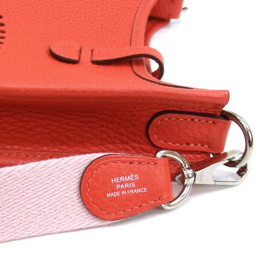 エヴリン エルメス TPM アマゾン ショルダーバッグ T刻印 ローズ