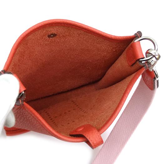 エルメス エヴリン TPM アマゾン ショルダーバッグ T刻印 ローズテキサス シルバー金具 HERMES 横浜BLANC エヴリン エルメス TPM アマゾン ショルダーバッグ T刻印 ローズ