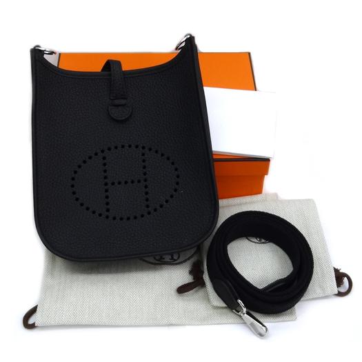 エルメス エヴリン 16 TPM アマゾン W刻印 トリヨン ノワール ブラック 黒 シルバー金具 ショルダーバッグ HERMES 横浜BLANC エヴリン エルメス 16 TPM アマゾン W刻印 トリヨン ノワール ブラック