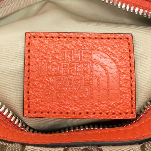 GUCCI（グッチ） グッチ×ノースフェイス ウエストポーチ GGキャンバス