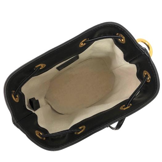 グッチ GGマトラッセ バケットバッグ レザー ブラック 728231 ショルダーバッグ 横浜BLANC GUCCI（グッチ） GGマトラッセ バケットバッグ レザー ブラック 728231