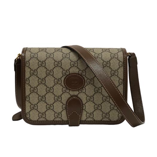 GUCCI（グッチ） インターロッキングG付 ミニクロスボディバッグ GG 