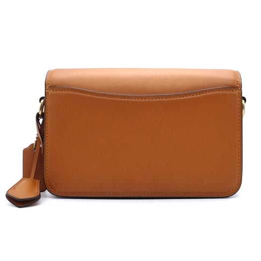 コーチ ストゥディオ ショルダー バッグ 19 ウィズ パッチ グラブタンレザー ブラウン CA136 ショルダーバッグ COACH（コーチ） ストゥディオ ショルダー バッグ 19 ウィズ パッチ