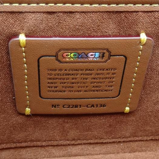 コーチ ストゥディオ ショルダー バッグ 19 ウィズ パッチ グラブタンレザー ブラウン CA136 ショルダーバッグ COACH（コーチ） ストゥディオ ショルダー バッグ 19 ウィズ パッチ