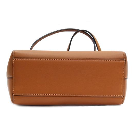 LOEWE（ロエベ） ダブルハンドル スクエア トートバッグ カーフレザー