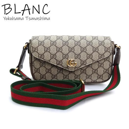 OLD GUCCI オフディアgg柄シェリーラインミニショルダーバック