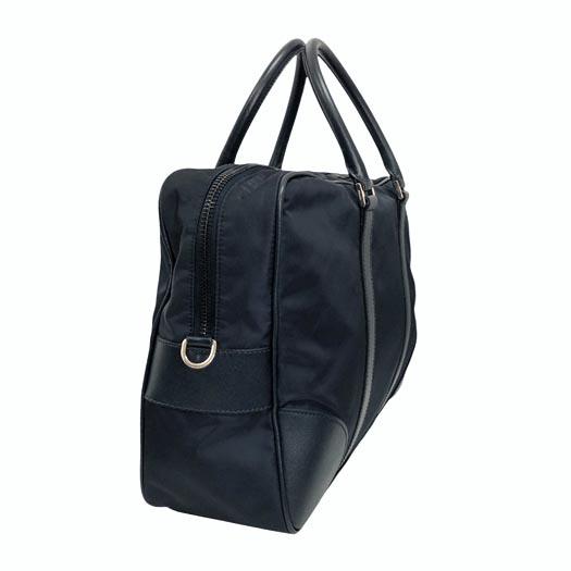 プラダ ビジネスバッグ ブリーフケース ナイロン×レザー ネイビー 紺 PRADA 横浜BLANC プラダ ビジネスバッグ ブリーフケース ナイロン×レザー ネイビー 紺