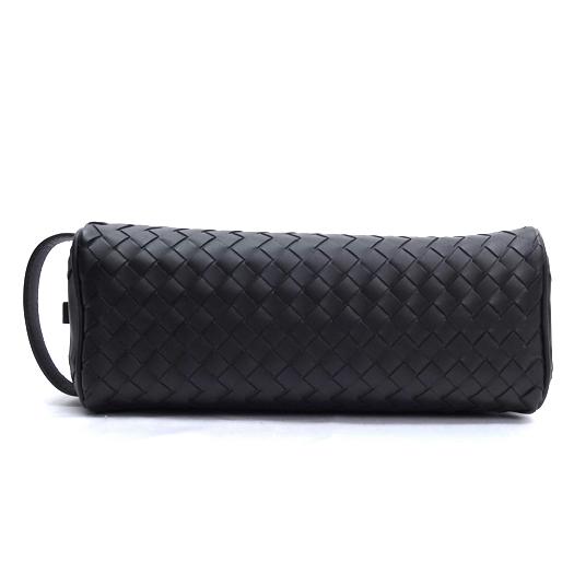 ボッテガヴェネタ イントレチャート セカンドバッグ トイレタリーケース カーフレザー ブラック 黒 174361 BOTTEGA VENETA 横浜BLANC BOTTEGA VENETA（ボッテガ・ヴェネタ） イントレチャート セカンド