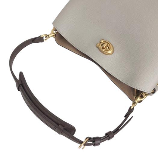 コーチ ウィロウ 2WAYショルダーバッグ レザー グレー C2590 COACH 横浜BLANC COACH（コーチ） ウィロウ 2WAYショルダーバッグ レザー グレー C2590