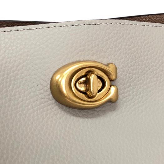 COACH（コーチ） ウィロウ 2WAYショルダーバッグ レザー グレー C2590