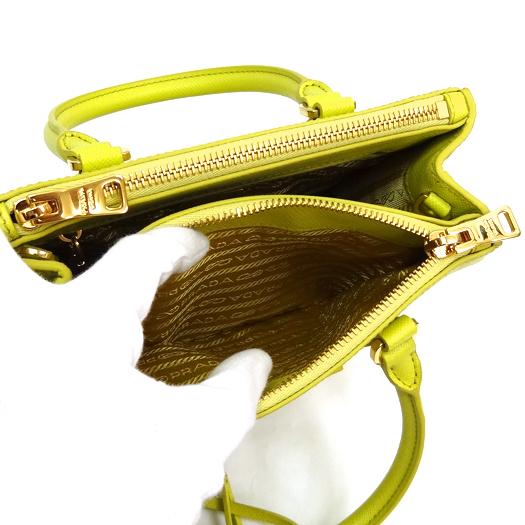 PRADA（プラダ） ガレリア ミニ 2way ハンドバッグ サフィアーノレザー