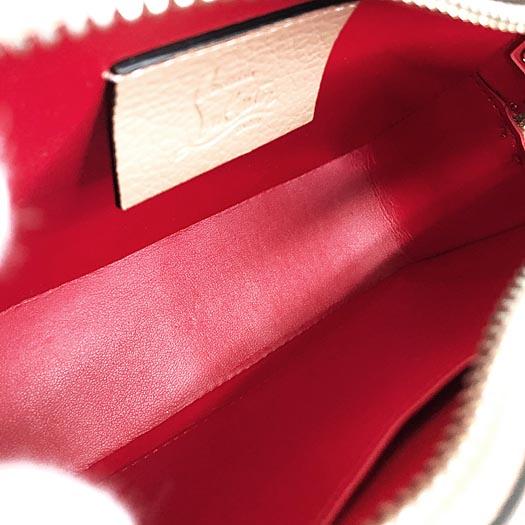 クリスチャンルブタン ルビルゥ ミニ ショルダーバッグ カーフレザー ベージュ レッド 1185090 Christian Louboutin 横浜BLANC 楽天市場】クリスチャンルブタン ルビルゥ ミニ ショルダーバッグ