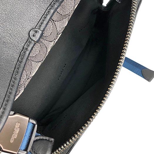 COACH（コーチ） リーグ フラップ バックパック シグネチャー レザー