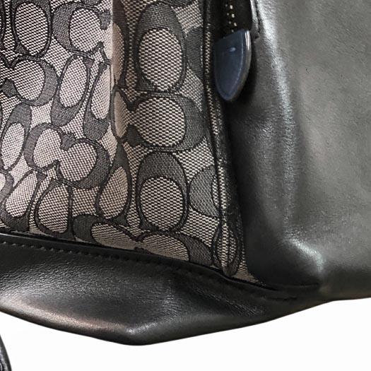 COACH（コーチ） リーグ フラップ バックパック シグネチャー レザー