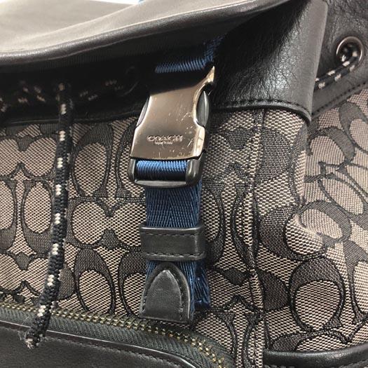 コーチ リーグ フラップ バックパック シグネチャー レザー キャンバス ブラック C3793 COACH 横浜BLANC COACH（コーチ） リーグ フラップ バックパック シグネチャー レザー