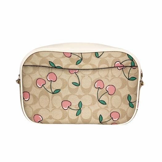 コーチ ジェイミー カメラバッグ チェリー ショルダーバッグ レザー ベージュ ホワイト CF423 COACH 横浜BLANC COACH（コーチ） ジェイミー カメラバッグ チェリー ショルダーバッグ