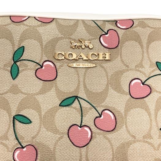 コーチ ジェイミー カメラバッグ チェリー ショルダーバッグ レザー ベージュ ホワイト CF423 COACH 横浜BLANC COACH（コーチ） ジェイミー カメラバッグ チェリー ショルダーバッグ