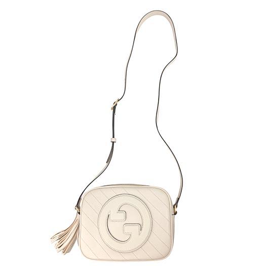 グッチ ブロンディ スモールショルダーバッグ レザー ホワイト 742360 GUCCI 横浜BLANC GUCCI（グッチ） ブロンディ スモールショルダーバッグ レザー