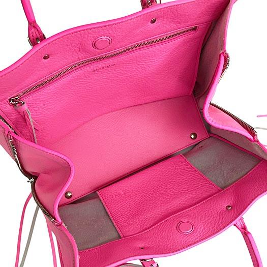美品 バレンシアガ  ペーパー A6 2WAY ハンドバッグ パープル  ピンク BALENCIAGA BAG - 美品 バレンシアガ ペーパー A6 2WAY ハンドバッグ