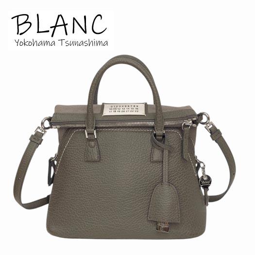 Maison Margiela（メゾンマルジェラ） 5AC ミニバッグ レザー グレー