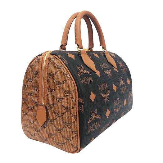 MCM（エムシーエム） マキシヴィセトス ボストンバッグ レザー 