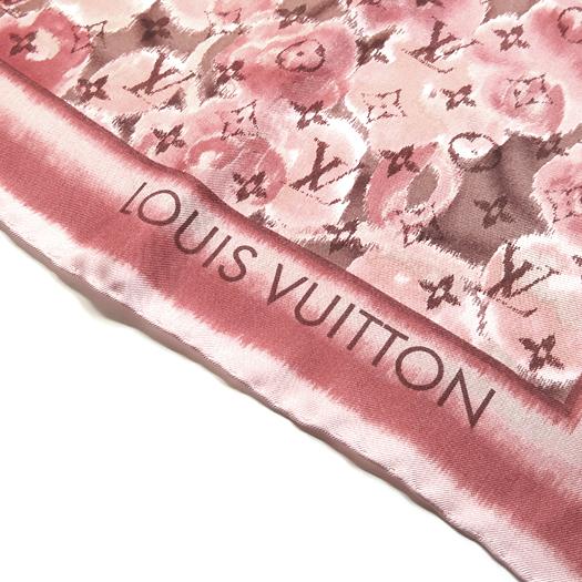 LOUIS VUITTON ルイ ヴィトン スカーフ イカットフラワー シルク LOUIS VUITTON ルイ ヴィトン スカーフ イカットフラワー シルク