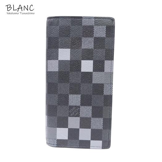 【良品:AB】Louis Vuitton プルトフォイユブラザ N60163 LOUIS VUITTON ルイ ヴィトン ポルトフォイユ ブラザ ダミエグラ