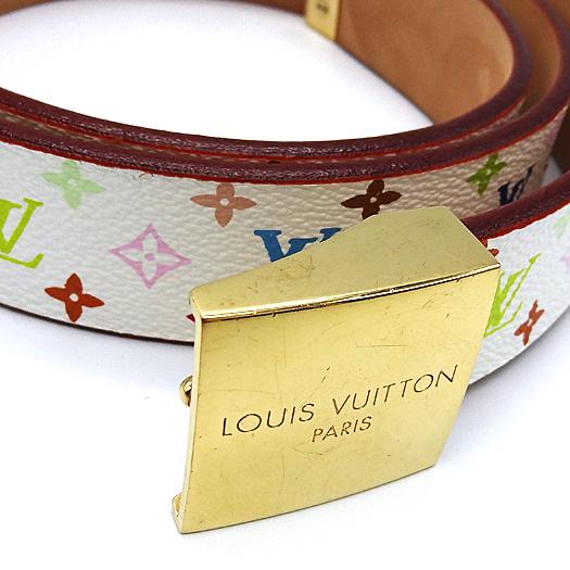 LOUIS VUITTON ルイヴィトン サンチュール キャレ マルチカラー LOUIS VUITTON ルイヴィトン サンチュール キャレ マルチカラー