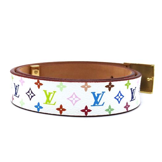 LOUIS VUITTON ルイヴィトン サンチュール キャレ マルチカラー LOUIS VUITTON ルイヴィトン サンチュール キャレ マルチカラー