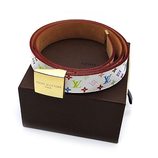 LOUIS VUITTON ルイヴィトン サンチュール キャレ マルチカラー LOUIS VUITTON ルイヴィトン サンチュール キャレ マルチカラー
