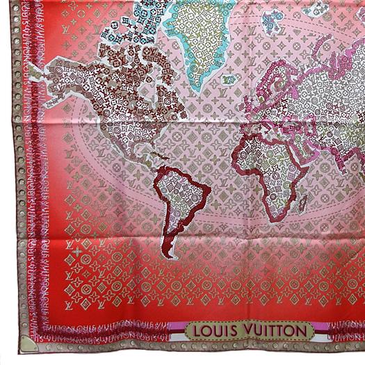 LOUIS VUITTON 世界地図デザイン スカーフ 楽天市場】ヴィトン 地図 スカーフの通販