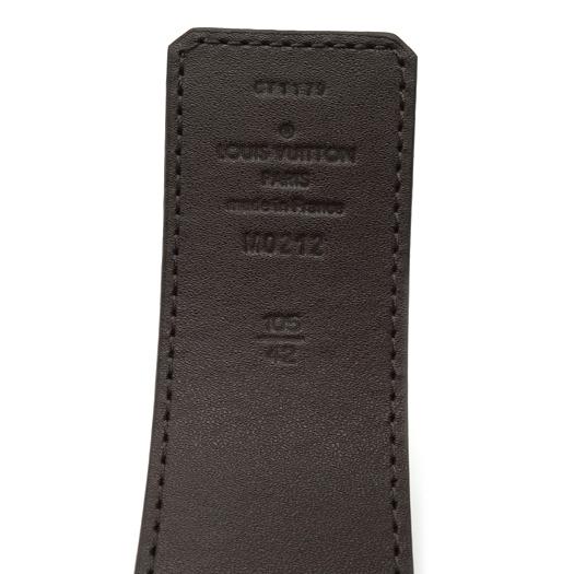LOUIS VUITTON（ルイ・ヴィトン） ダミエ エベヌ サンチュール LV