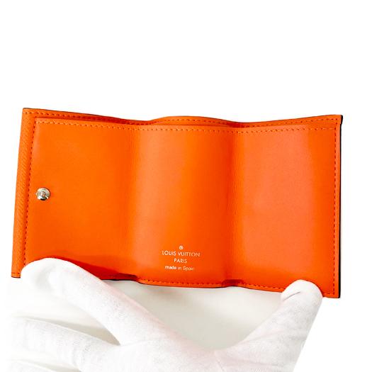 【美品】ルイヴィトン　タイガラマ　ディスカバリー　コンパクトウォレット　オレンジ LOUIS VUITTON - 【美品】ルイヴィトン タイガラマ ディスカバリー