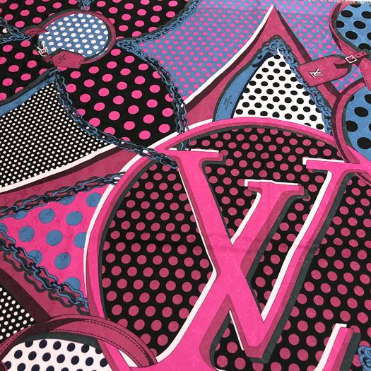 LOUIS VUITTON ルイヴィトン 大判ストール M70794 シルク ウール