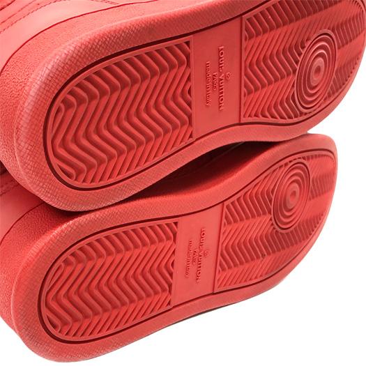 【極美品✨】ルイヴィトン ハイカットスニーカー リヴォリライン メンズ オレンジ LOUIS VUITTON ルイ ヴィトン リヴォリ ライン ハイカット