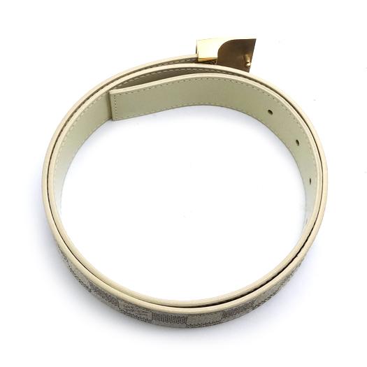 LOUIS VUITTON ルイヴィトン サンチュール キャレ ベルト 85cm #85  