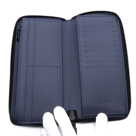 新品 ルイヴィトン Louis Vuitton 長財布 ジッピーウォレット・ヴェルティカル ブルーネイビーリバー LOUIS VUITTON - 新品 ルイヴィトン Louis Vuitton 長財布 ジッピー