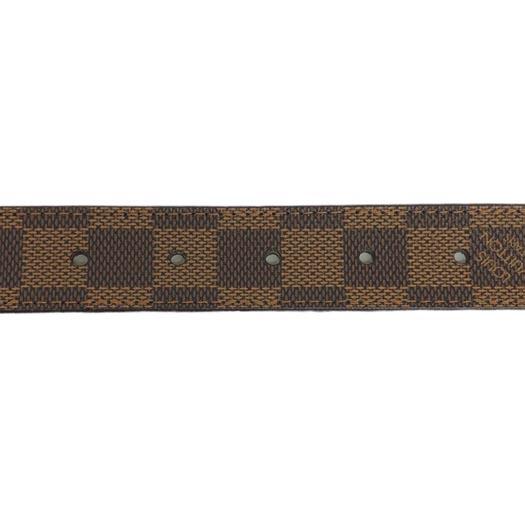 ルイヴィトン ダミエ サンチュール キャレ ベルト M6802 レディース LOUIS VUITTON - ルイ ヴィトン ダミエ サンチュールキャレ ベルト