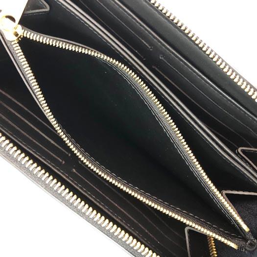 ルイヴィトン マヒナ　長財布　ノアール ルイヴィトン財布 レディース 長財布 ラウンドファスナー