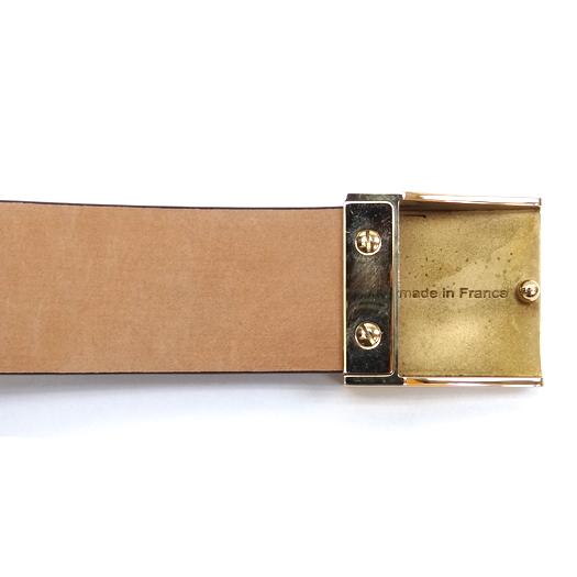ルイヴィトンベルト　ダミエベルト　サンチュールキャレ　ゴールド金具型番m6802 LOUIS VUITTON ルイヴィトン ベルト サンチュール キャレ 約