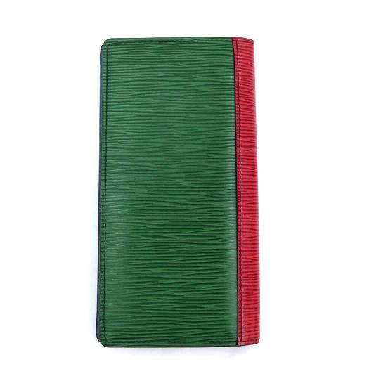 ルイヴィトン ポルトフォイユ ブラザ エピ ブルー レッド グリーン 長財布 M68718 LOUIS VUITTON 横浜BLANC LOUIS VUITTON（ルイ・ヴィトン） ポルトフォイユ ブラザ エピ ブルー