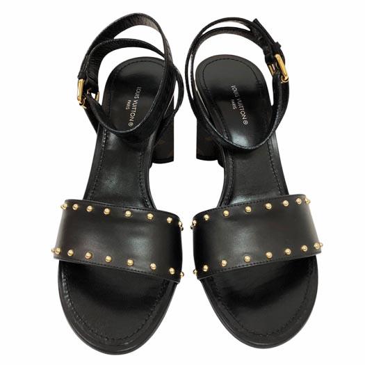 LOUIS VUITTON ルイヴィトン サンダル 37 レディース 正規品 LOUIS VUITTON - LOUIS VUITTON(ルイヴィトン) サンダル 37