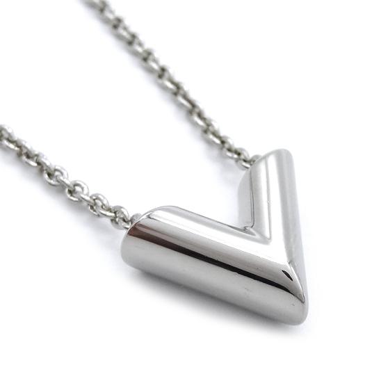 ルイヴィトン　ヴィトン　Vネックレス　シルバー 楽天市場】ルイヴィトン LOUIS VUITTON ネックレス ペンダント