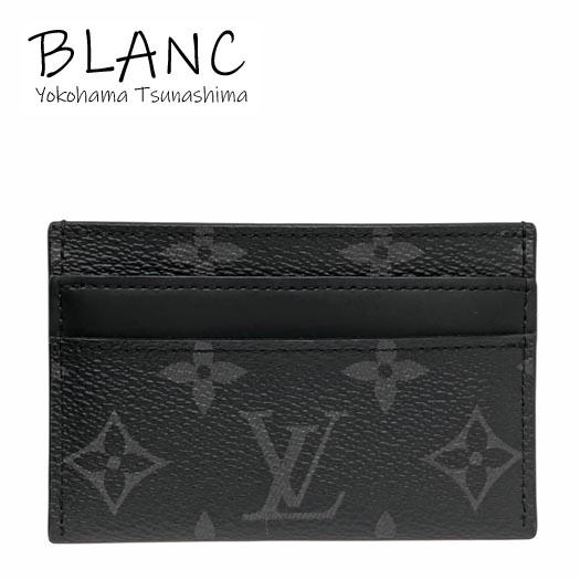 ルイ ヴィトン◎ポルト カルト ダブル モノグラム エクリプス カードケース 黒 LOUIS VUITTON（ルイ・ヴィトン） ポルト カルト ダブル エクリプス